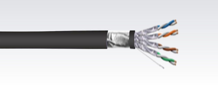 F/FTP Cat6A PE