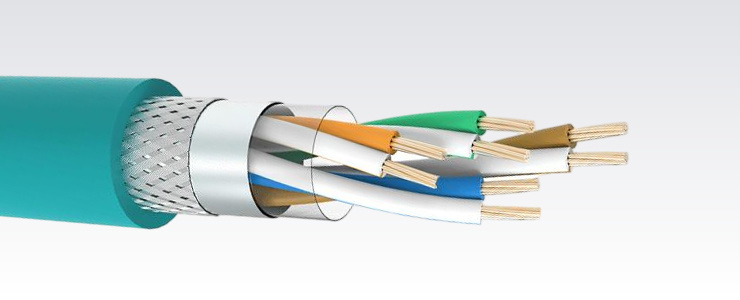 ETHERNET FLEX CAT5E SF/UTP 4x2x26AWG/7 PUR Blue