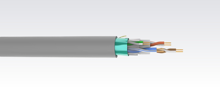F/UTP Cat6A PVC