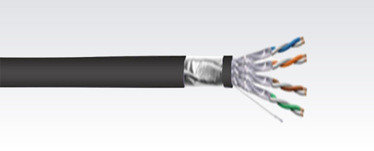 F/FTP Cat7A PE