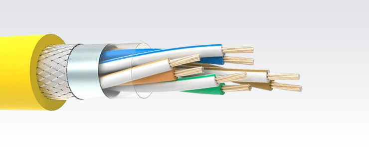 CC-LINK IE SF/UTP 4x2x26AWG/7 PUR Yellow