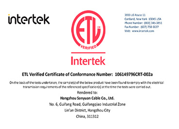 Cat6 Cable ETL Verified to International Standards