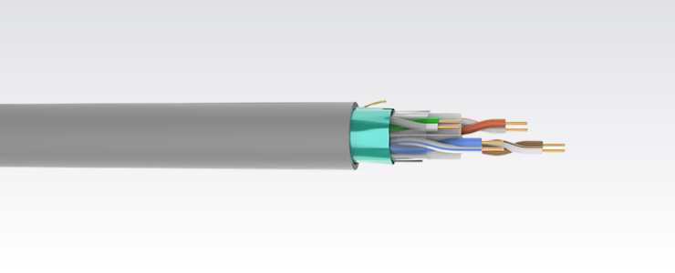F/UTP Cat6A LSZH