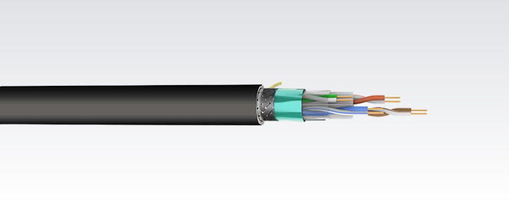 SF/UTP Cat6A PE