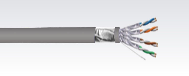 F/FTP Cat6A LSZH B2ca